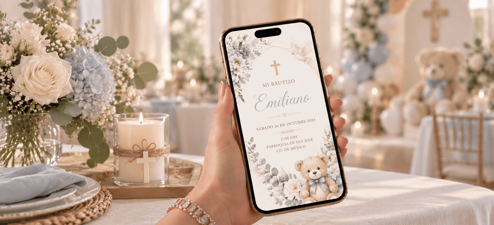 Invitación Digital Baby Shower y Cumpleaños